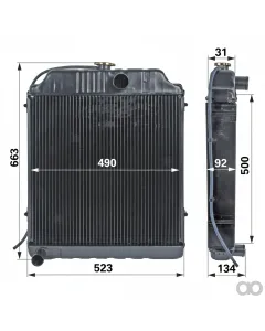 Prillinger - 00129704 - Radiator Replacement for MF 1695721