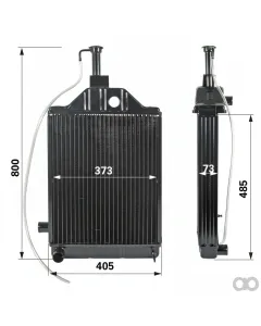 Prillinger - 00129710 - Radiator Replacement for MF 1876608