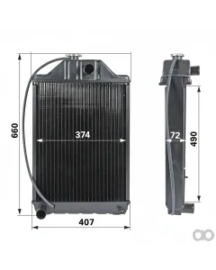 Prillinger - 00129714 - Radiator Replacement for MF 885580