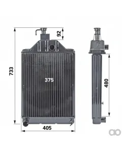 Prillinger - 00129718 - Radiator Replacement for MF 897358