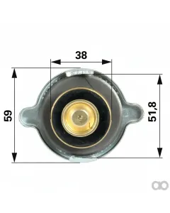 Prillinger - 00129755 - Radiator Cap for MF