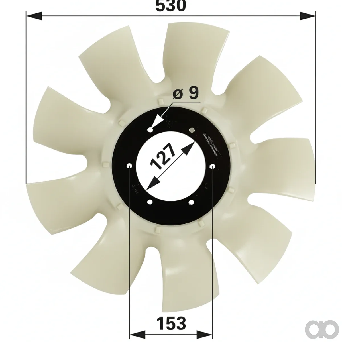 Prillinger - 00129857 - Fan Blade Replacement for Fendt