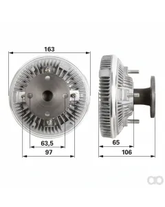 Prillinger - 00129884 - Fan Coupling Replacement for Fendt