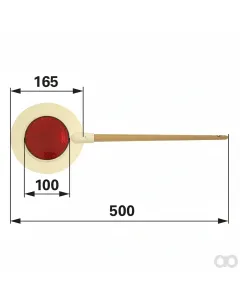 Prillinger - 00130901 - Hand Signal Paddle Red