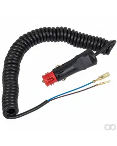 Prillinger - 00131123 - Plug 2-Pin with Spiral Cable