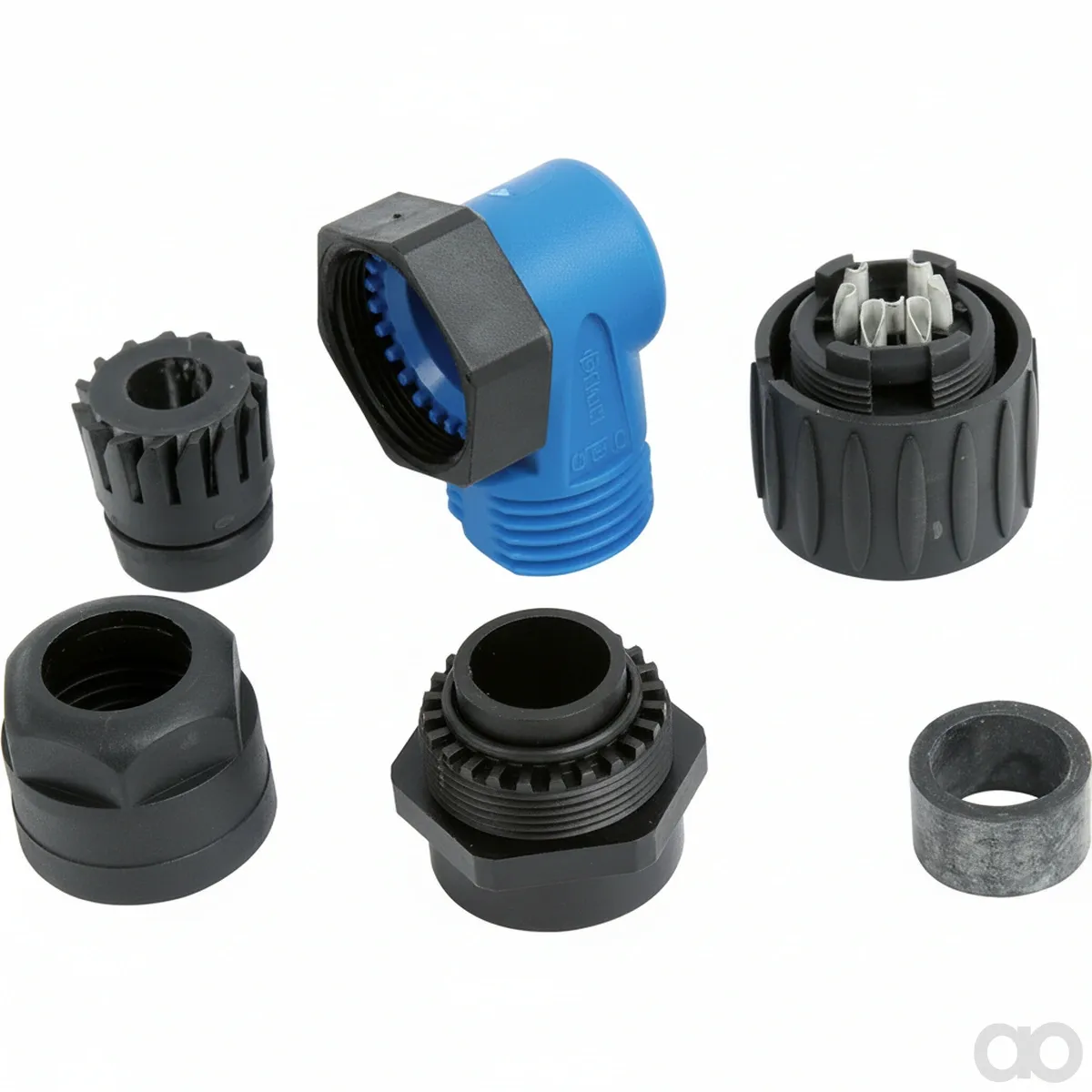 Prillinger - 00131874 - Angled Cable Plug Amp 6