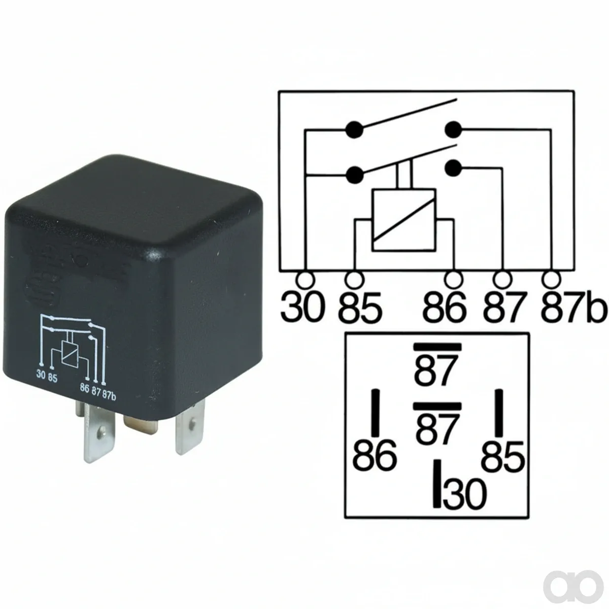 Prillinger - 00133207 - Normally Open Relay 24V 2x 10A