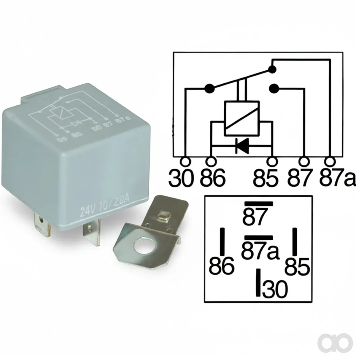 Prillinger - 00133211 - Changeover Relay With Diode