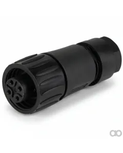 Prillinger - 00133943 - Straight Cable Socket Amp 3 + Pe Poli