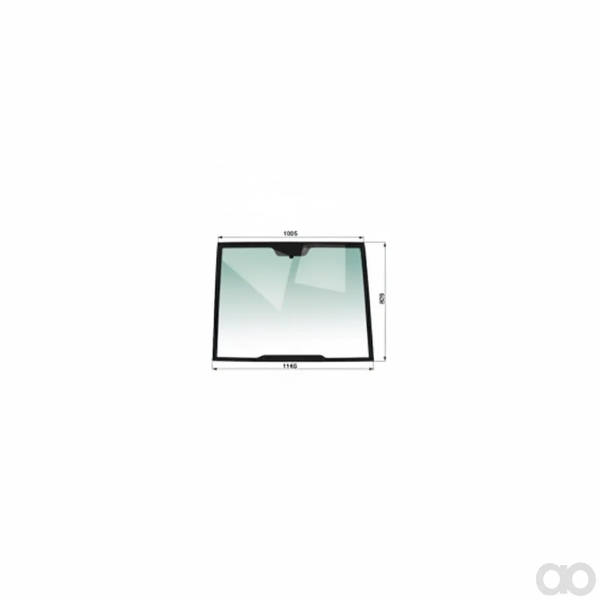 Prillinger - 00154310 - Windshield Color Green Tinted
