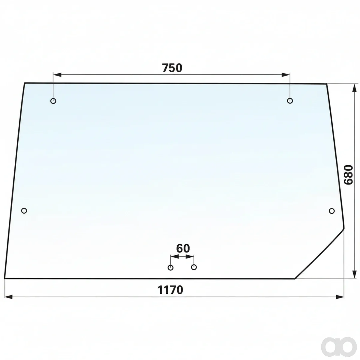 Prillinger - 00154416 - Rear Pane Color Clear
