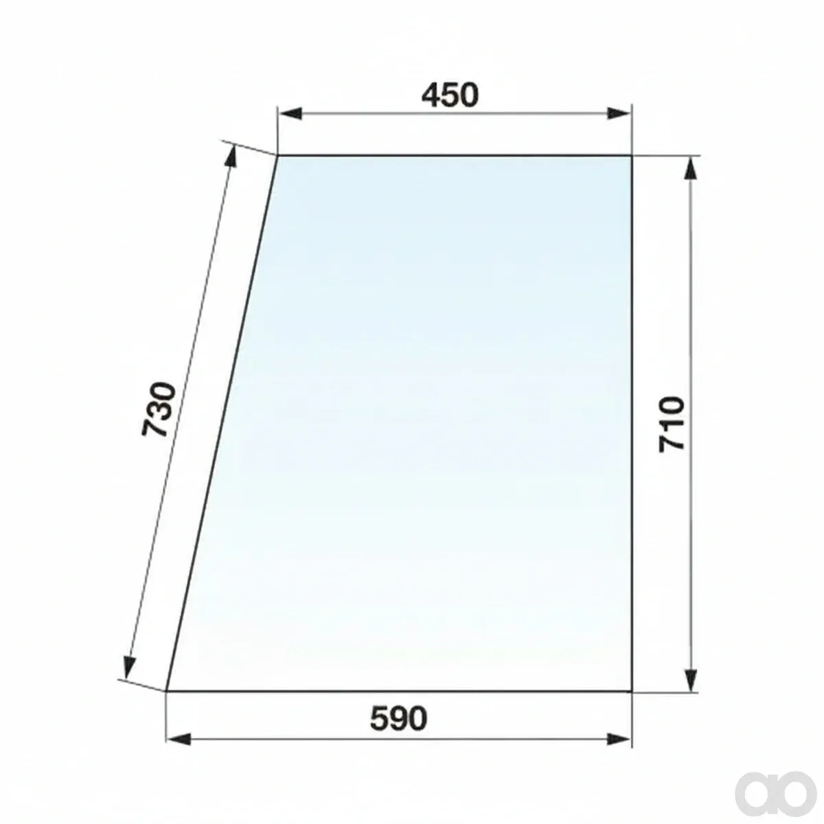Prillinger - 00154560 - Upper Door Pane Color Clear