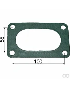 Prillinger - 00156804 - Flange Gasket for Deutz Fahr