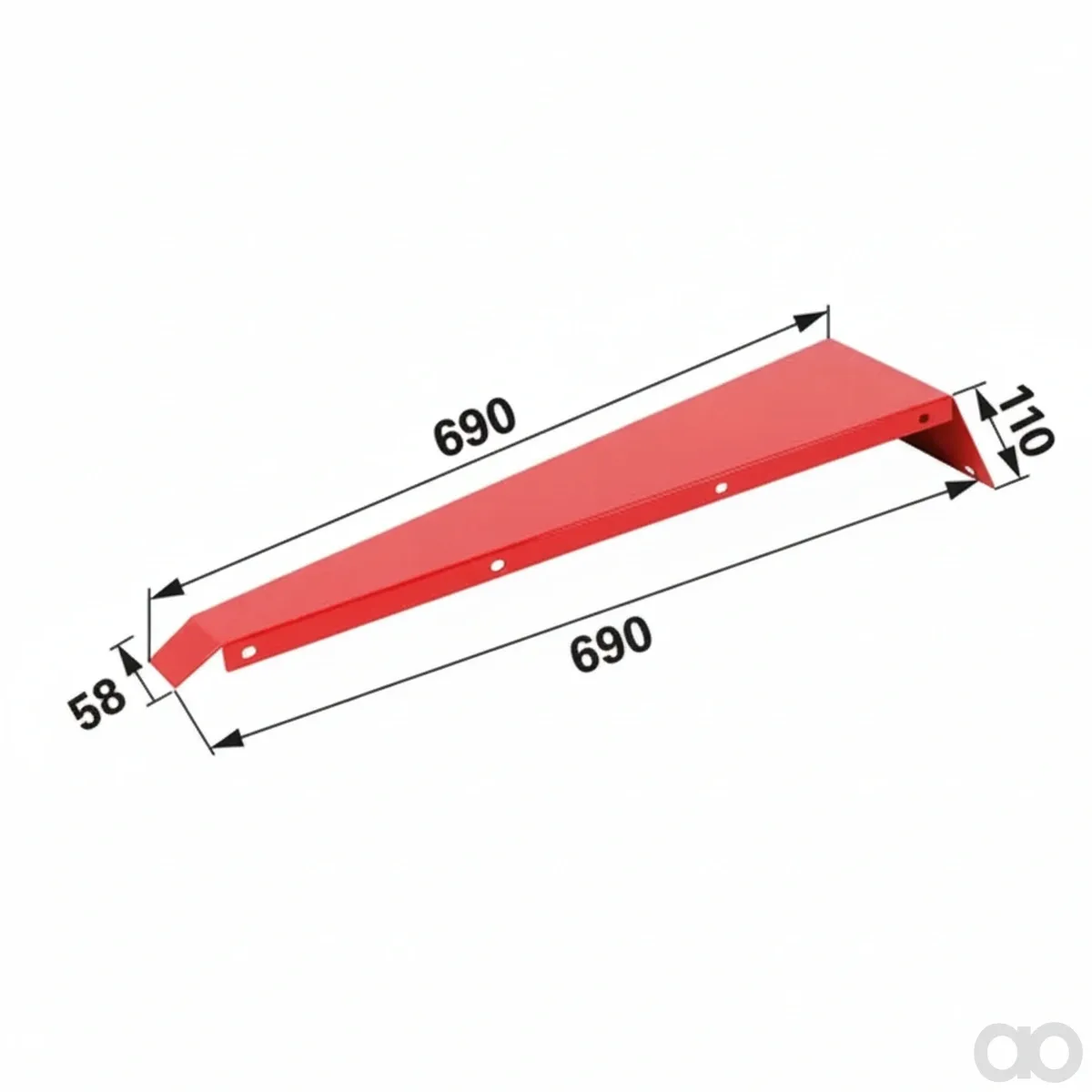Prillinger - 00157023 - Front Right Fender for Steyr