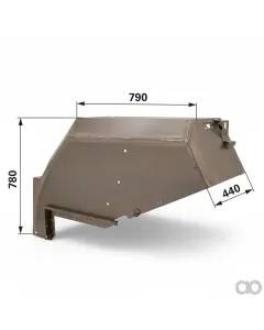 Prillinger - 00157108 - Right Fender for Steyr M94