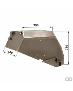 Prillinger - 00157109 - Left Fender for Steyr M948