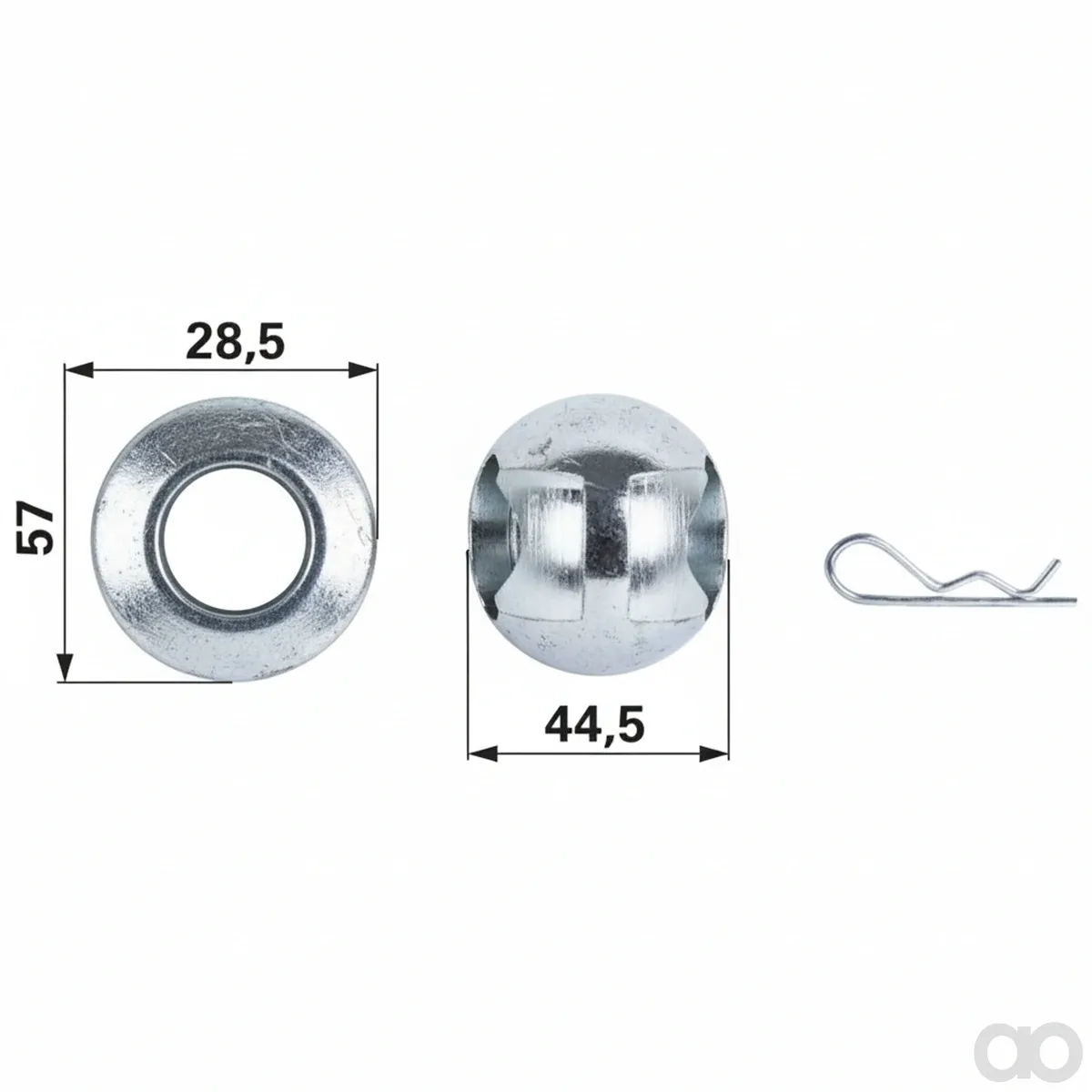 Prillinger - 00161378 - Ball with Cotter Pin 28.5 Mm