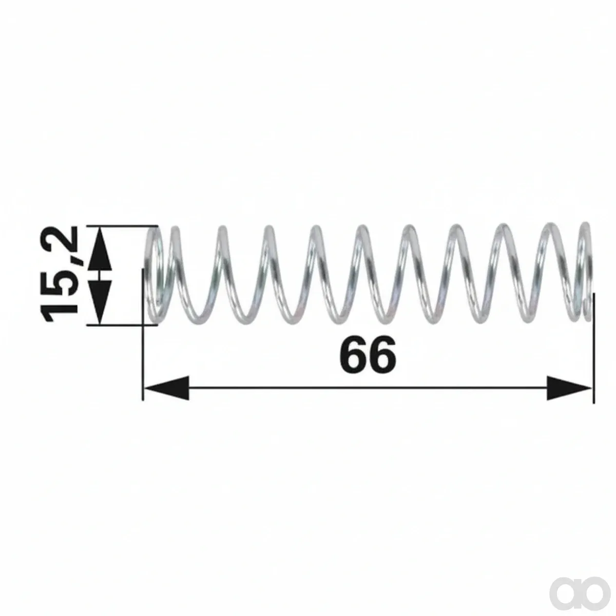Prillinger - 00162197 - Spring for Top Link Hook Cat.