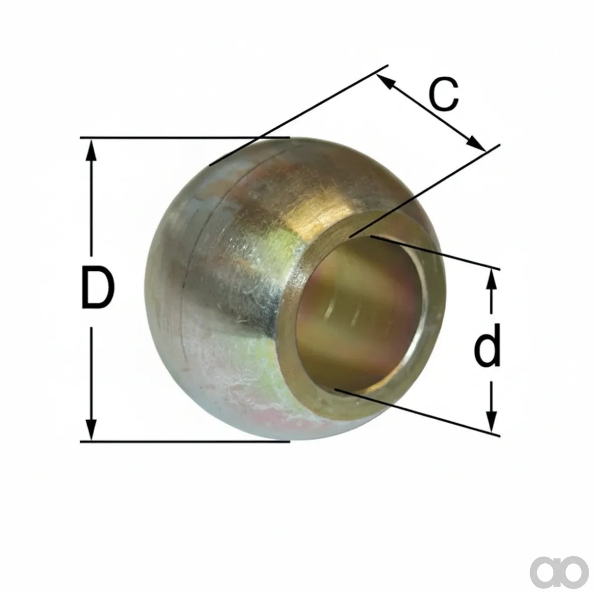 Prillinger - 00162485 - Lower Link Ball Loose Cat.4