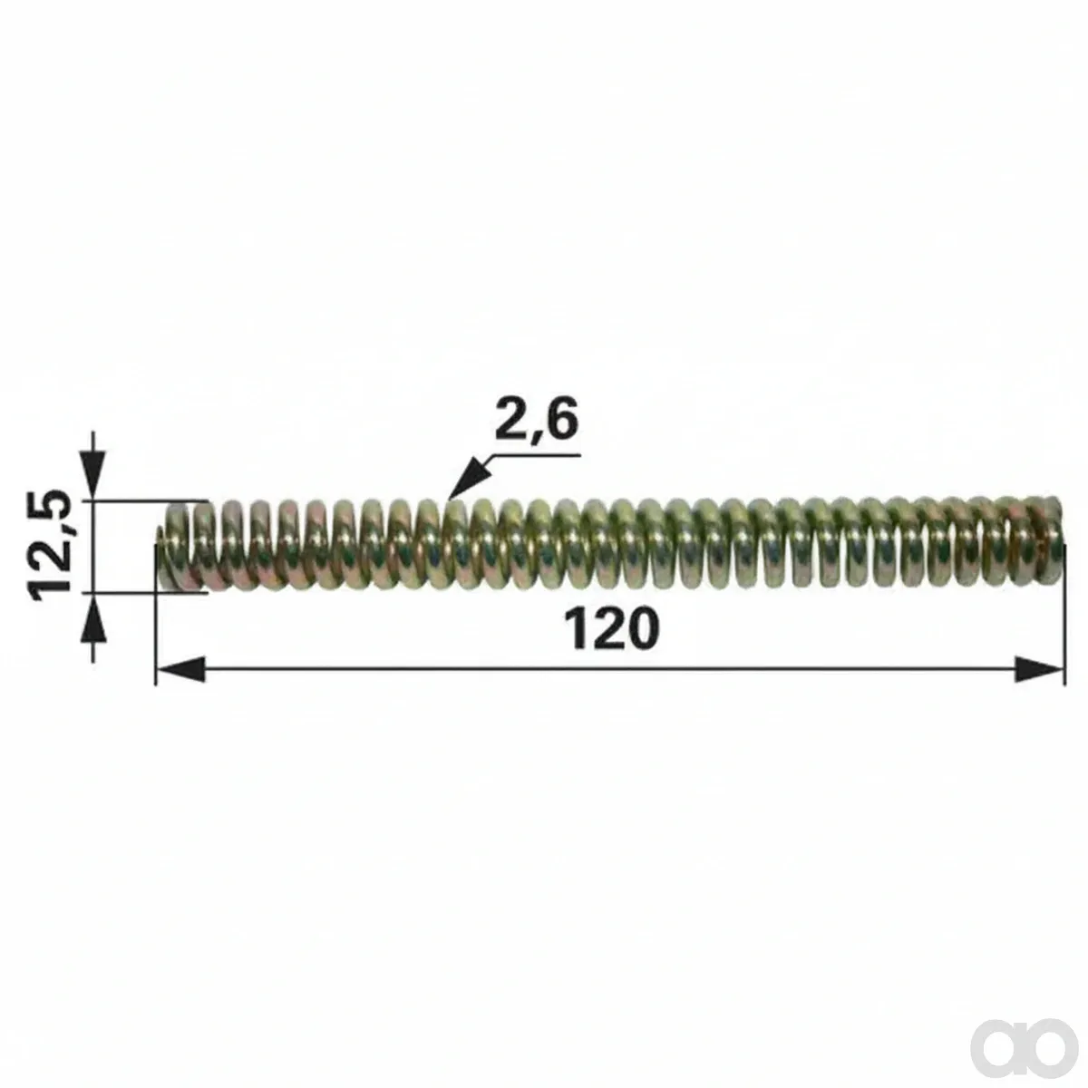 Prillinger - 00162602 - Pressure Spring Cat.2 and Cat.3 Cb
