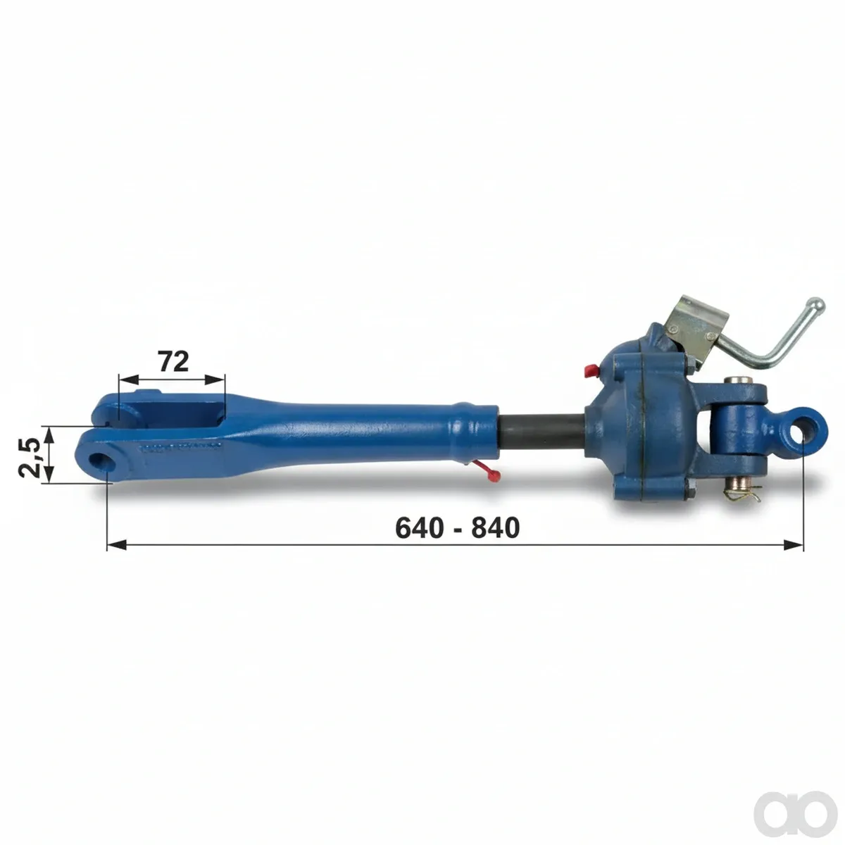 Prillinger - 00164104 - Lift Rod With Crank 640-840mm