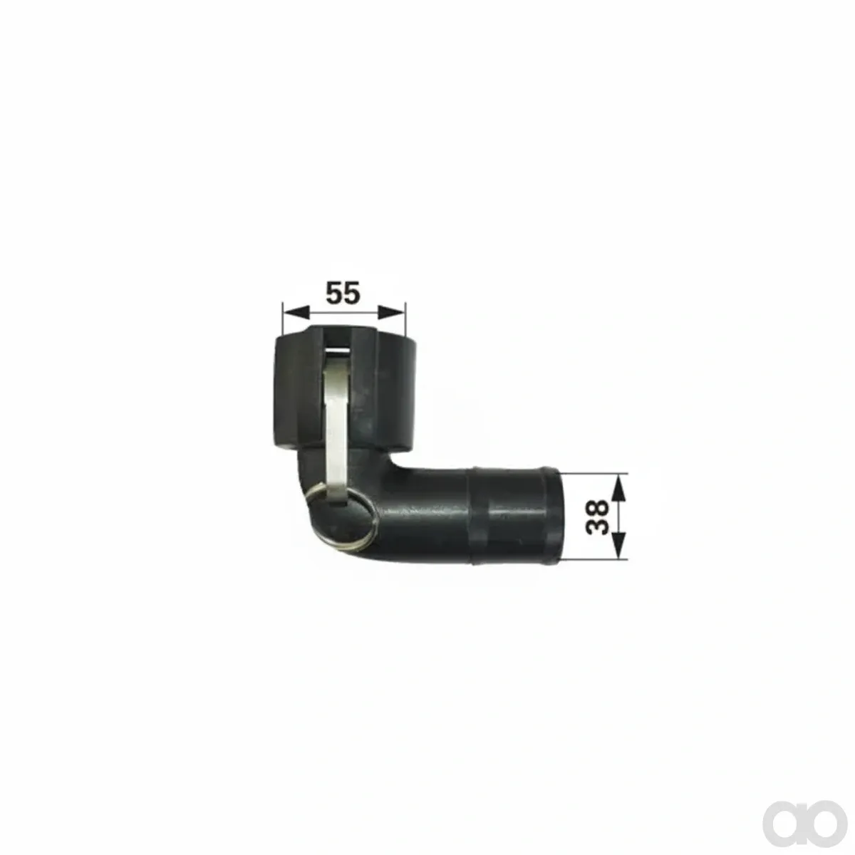 Prillinger - 00340279 - Fixloc Female Part 90 Degree Bend