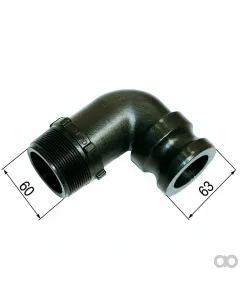 Prillinger - 00342007 - Fixloc Male Part 90 Degree External