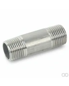 Prillinger - 00342331 - Pipe Nipple Stainless Steel 1/2 Inch