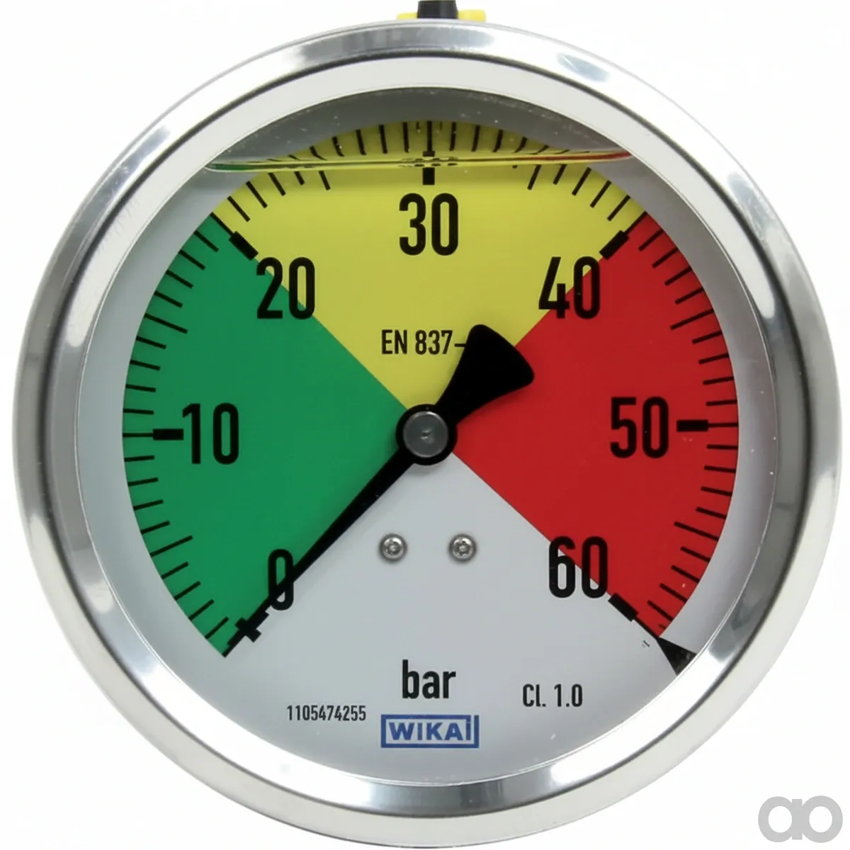 Prillinger - 00344665 - Pressure Gauge 100mm 0-60bar 1/2 Inch