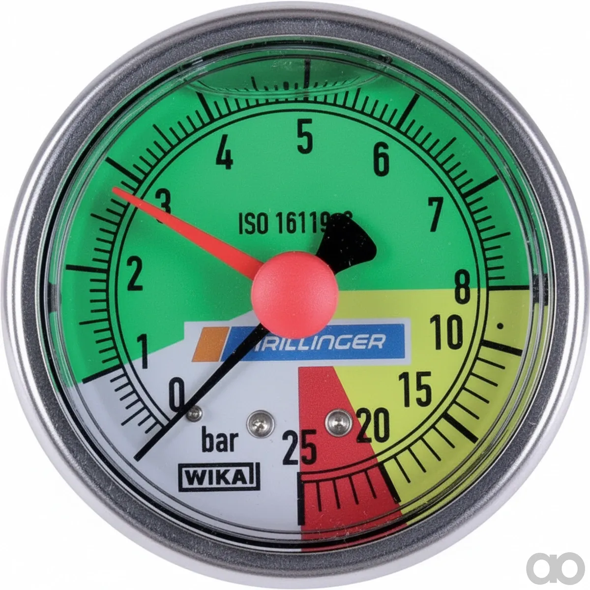 Prillinger - 00346310 - Glycerin Pressure Gauge 63mm 0-8/25