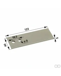 Prillinger - 00360575 - Spreader Tine 5x40x120 mm