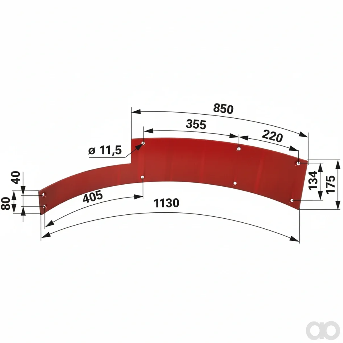 Prillinger - 00364376 - Guide Plate Right Instead Of