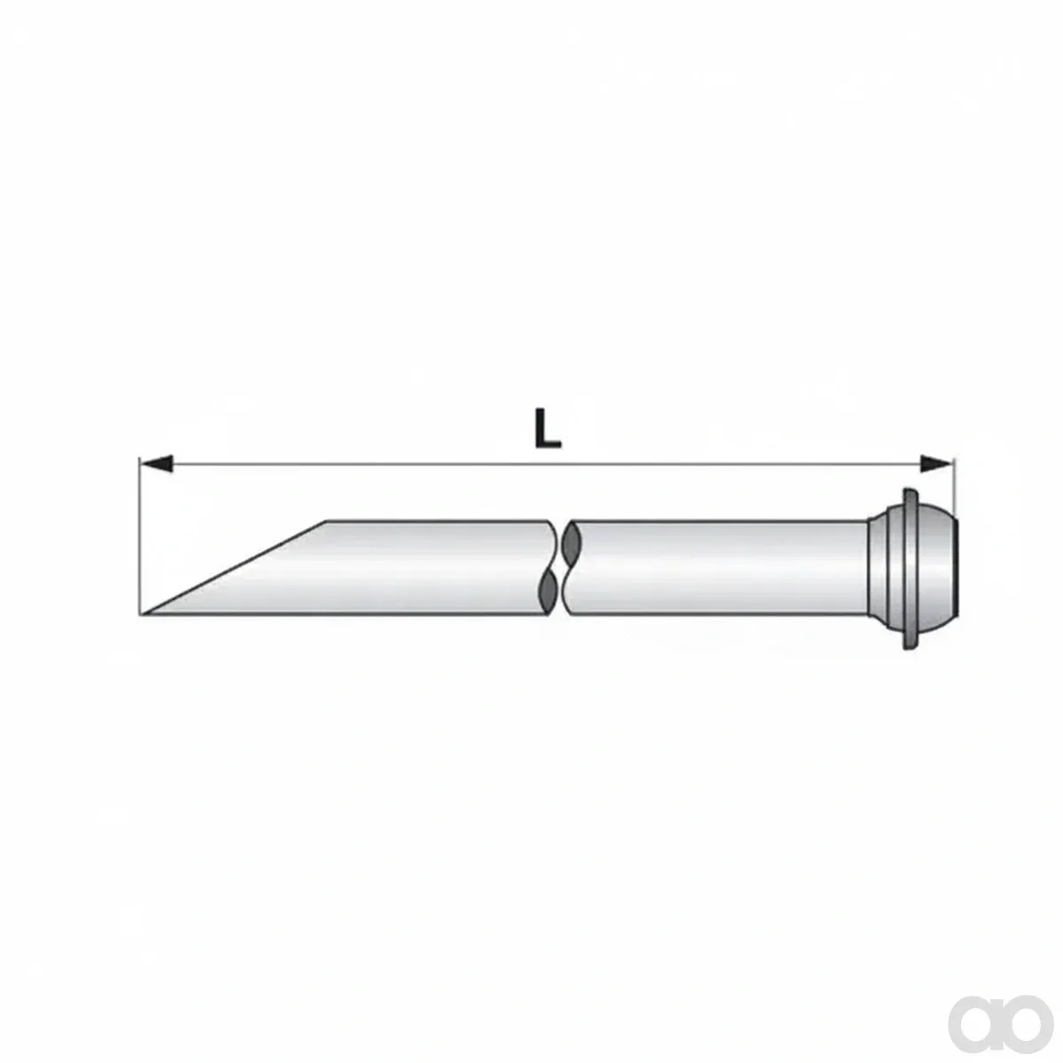 Prillinger - 00380370 - VT Suction Pipe Straight Ital. 4 Inch