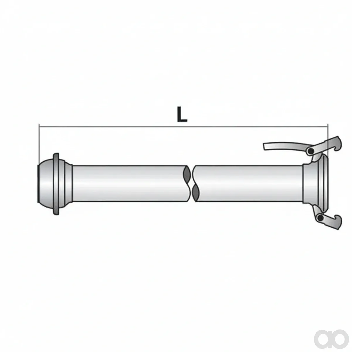 Prillinger - 00380382 - Suction Pipe Straight Ital. Complete