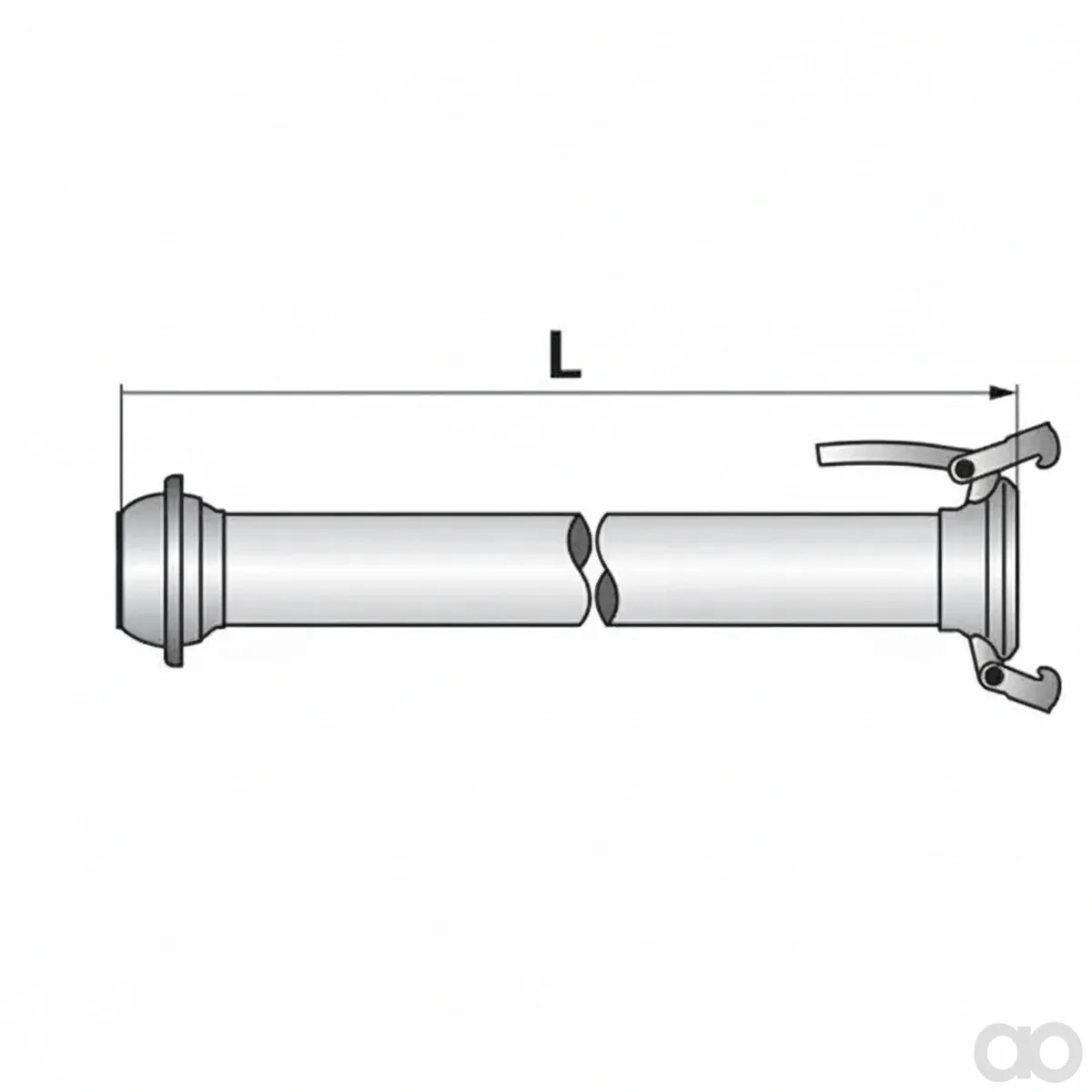 Prillinger - 00380383 - Suction Pipe Straight Ital. Complete