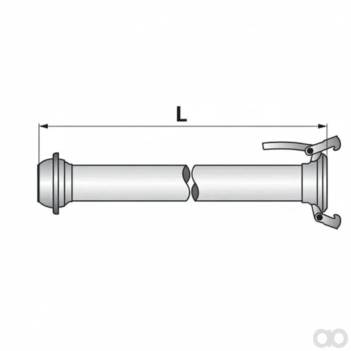 Prillinger - 00380384 - Suction Pipe Straight Ital. Complete