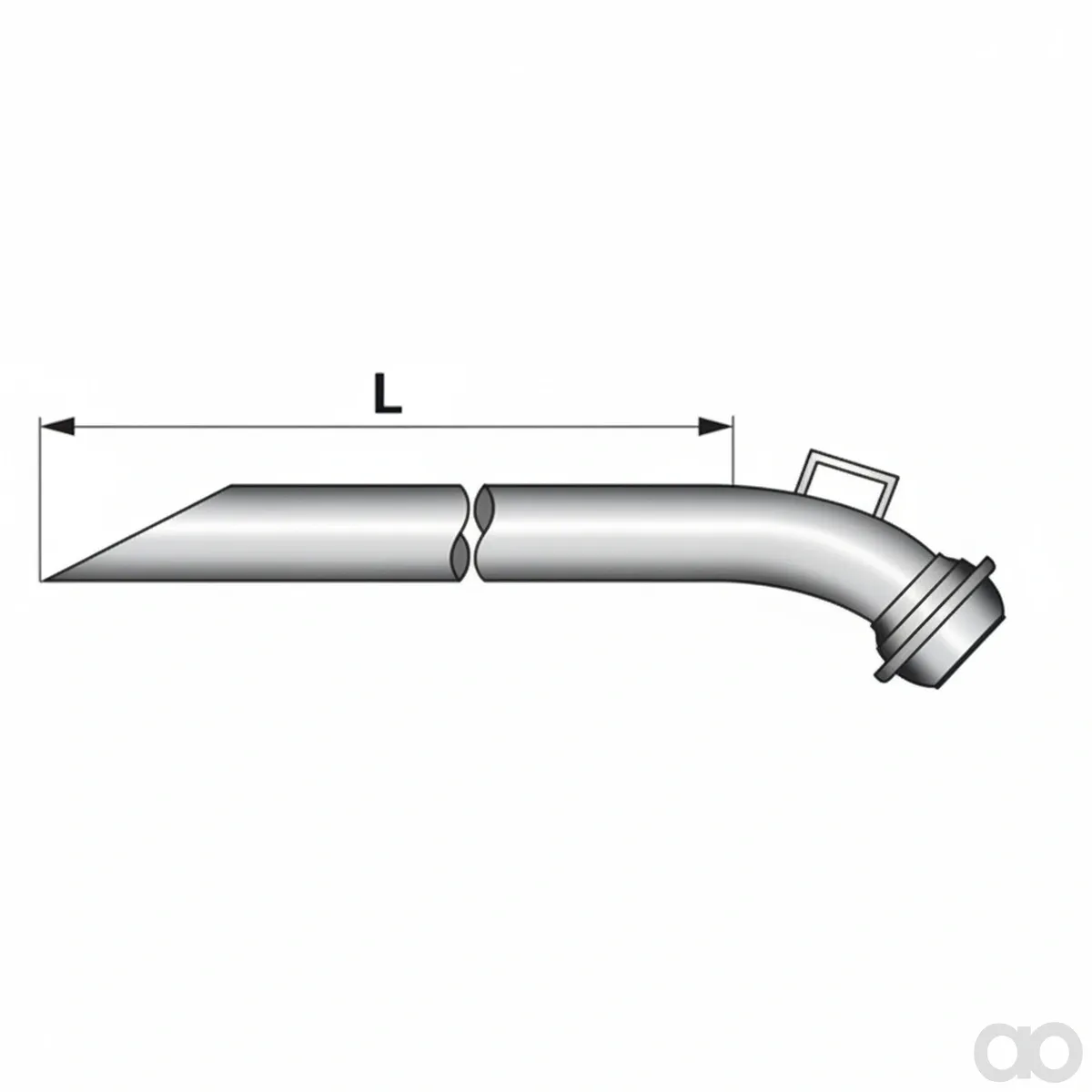 Prillinger - 00380517 - VT Suction Pipe 45 Degree Ital. 5 Zo