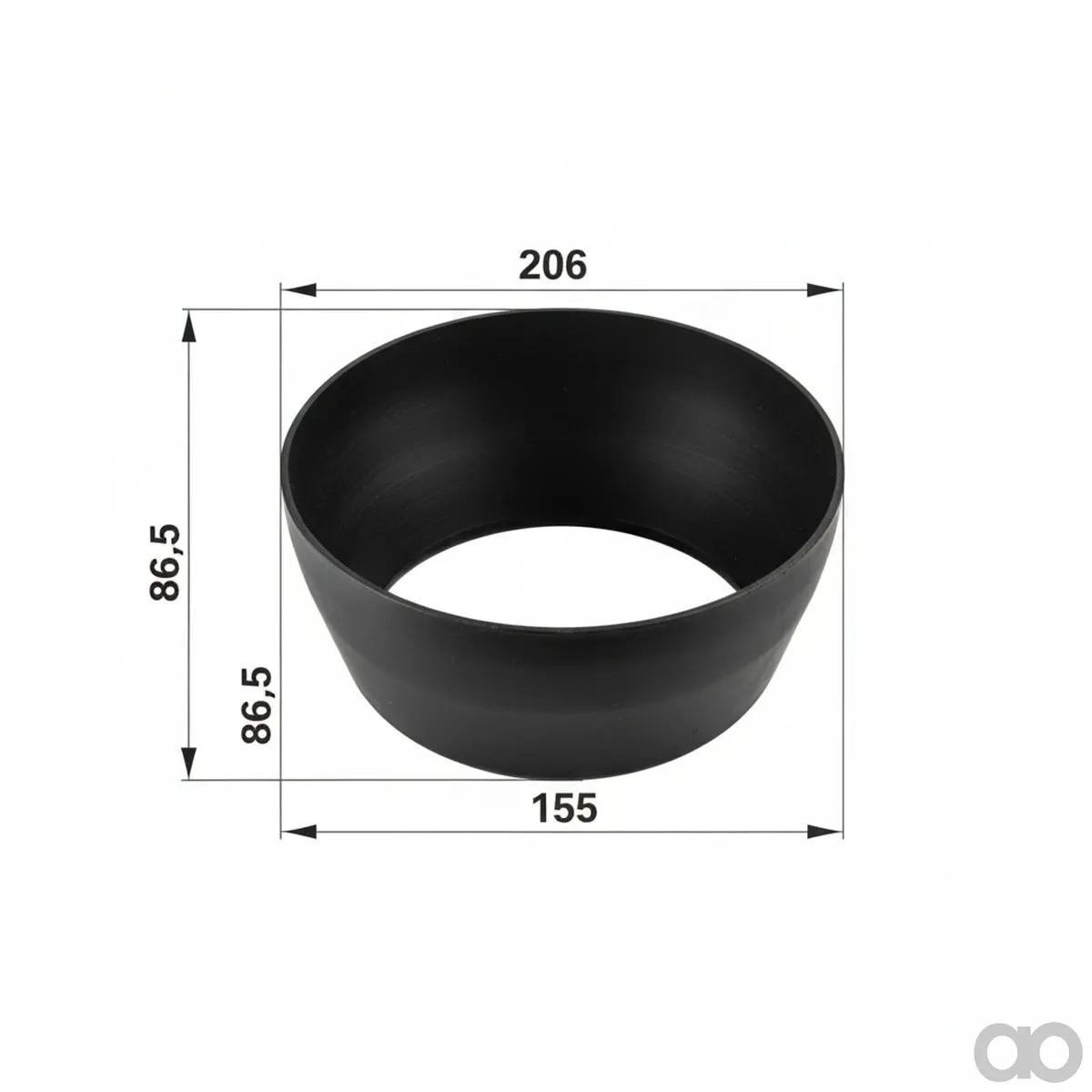 Prillinger - 00380689 - Reducer 206x150x2 mm Pipe