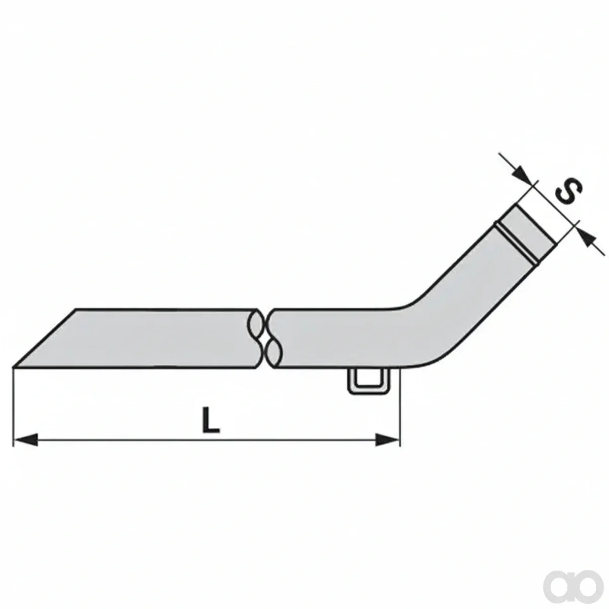 Prillinger - 00381127 - 45-Degree Suction Pipe With Hose