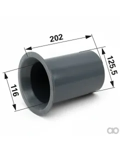 Prillinger - 00382115 - Flange Piece Pvc Pipe Connector A