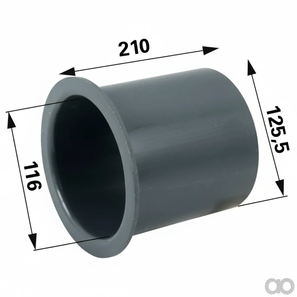 Prillinger - 00382118 - Flange Piece Pvc Pipe Connector A