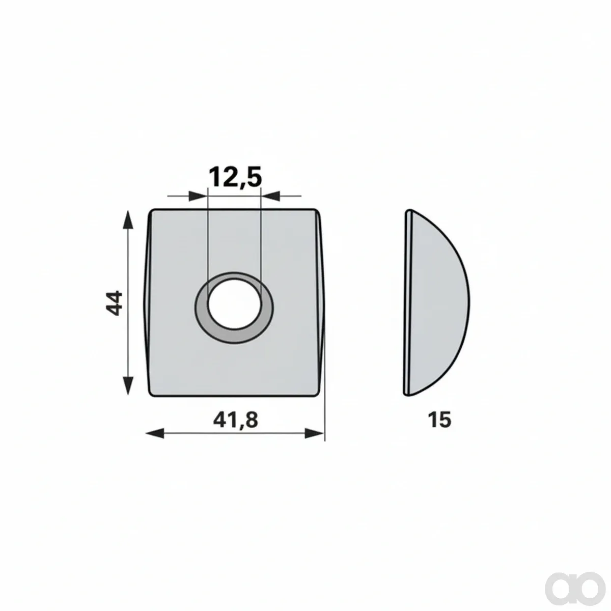 Prillinger - 00404270 - Clamping Piece Instead Of Stoll