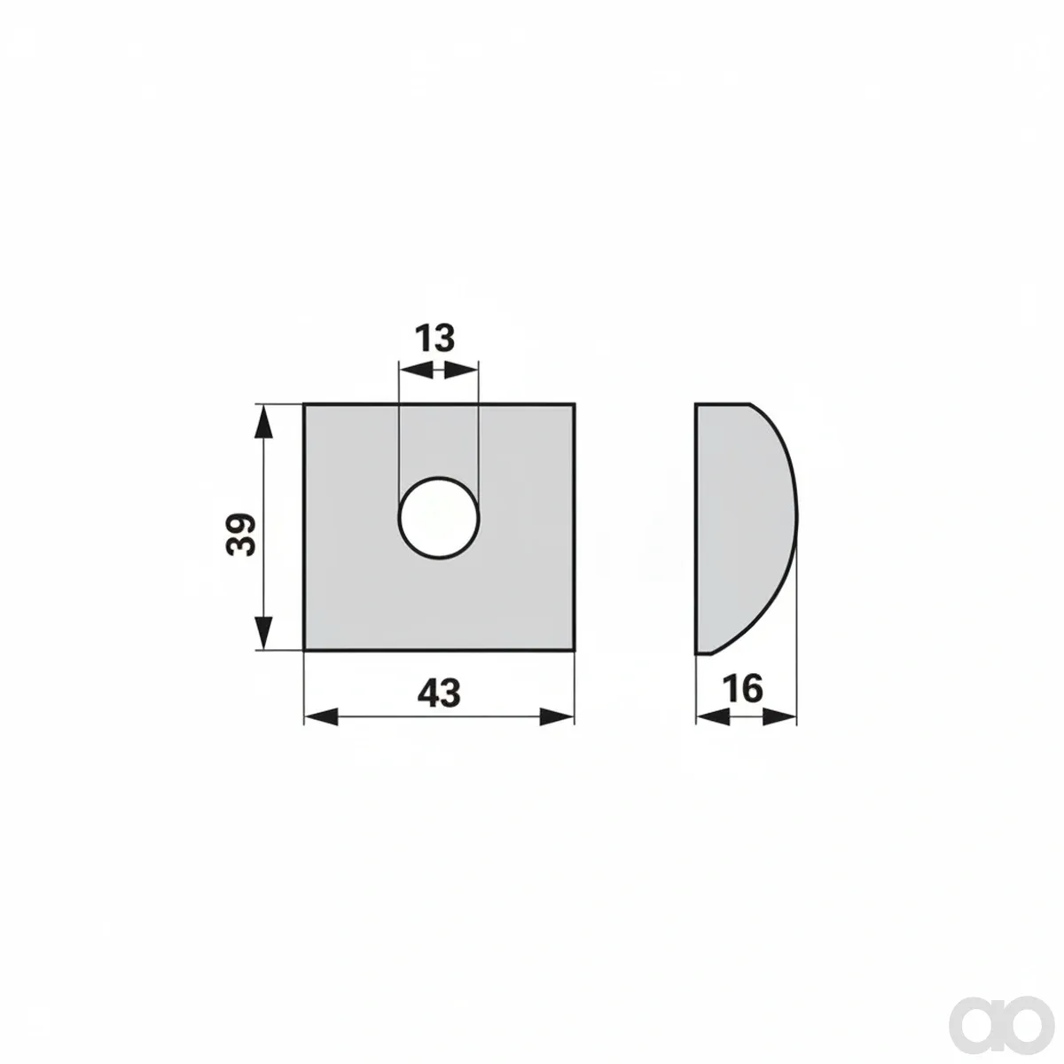Prillinger - 00404279 - Tine Holder Lower, Instead Of