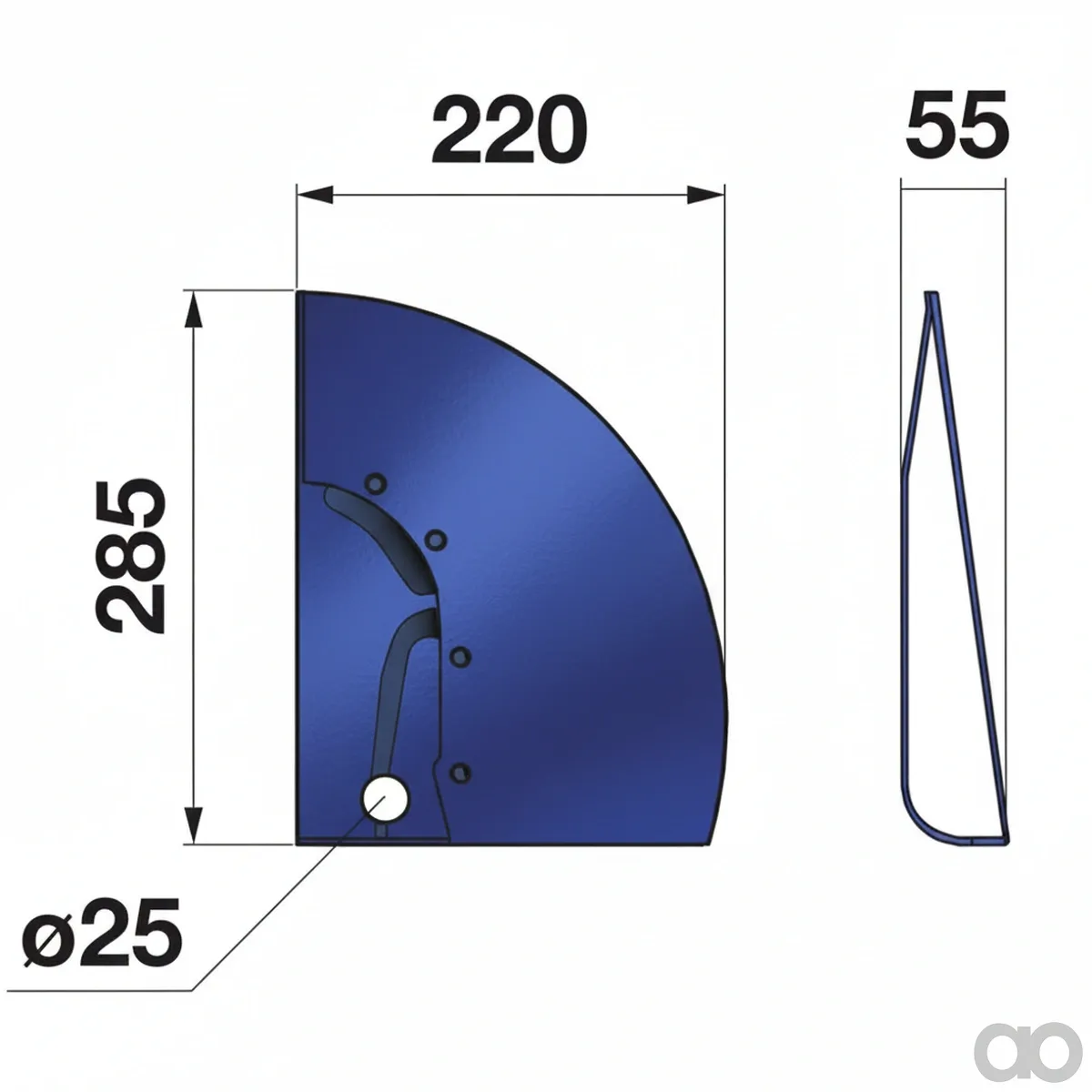 Prillinger - 00412106 - Slide Shoe Outer Instead Of B