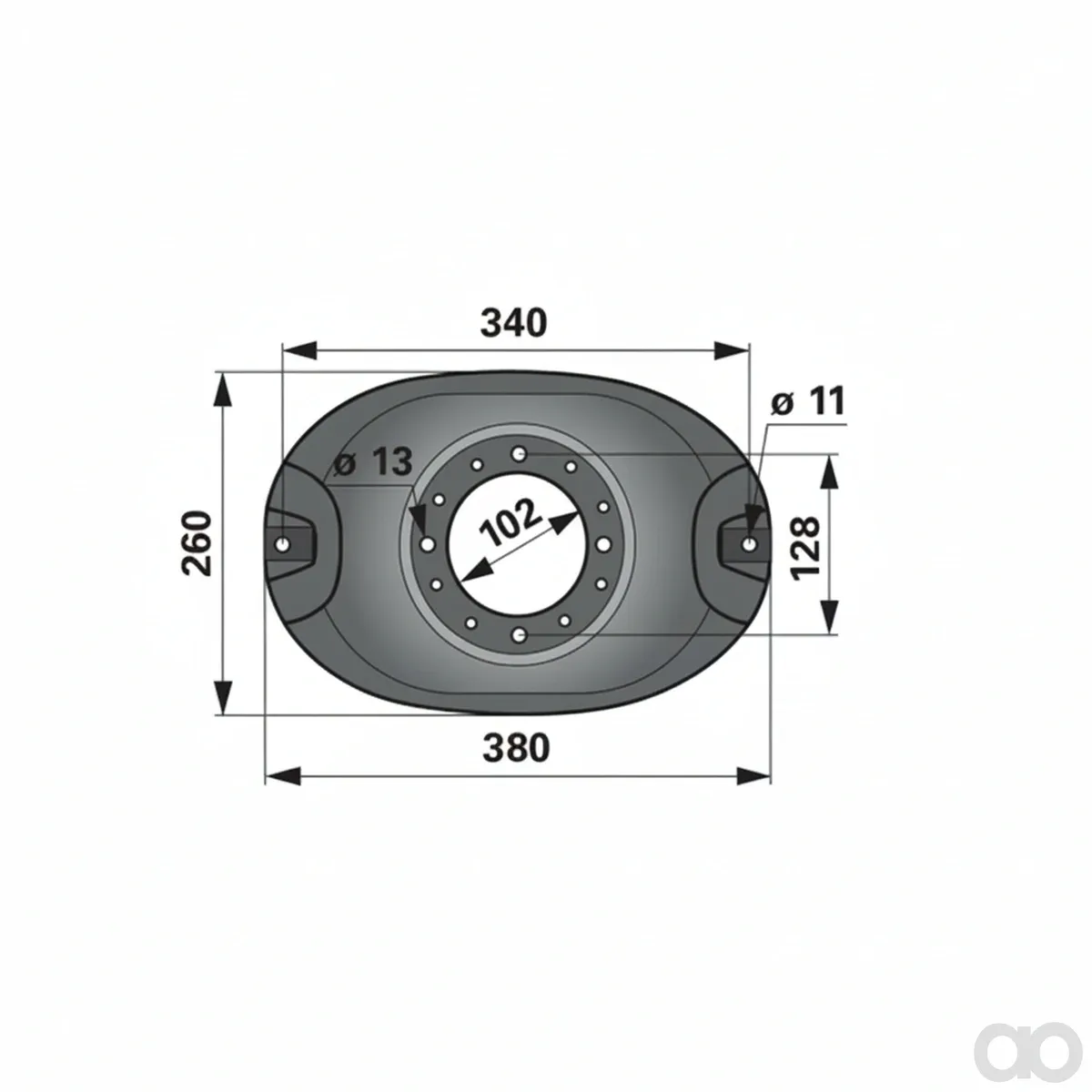Prillinger - 00412115 - Mowing Disc Instead Of Bcs 59