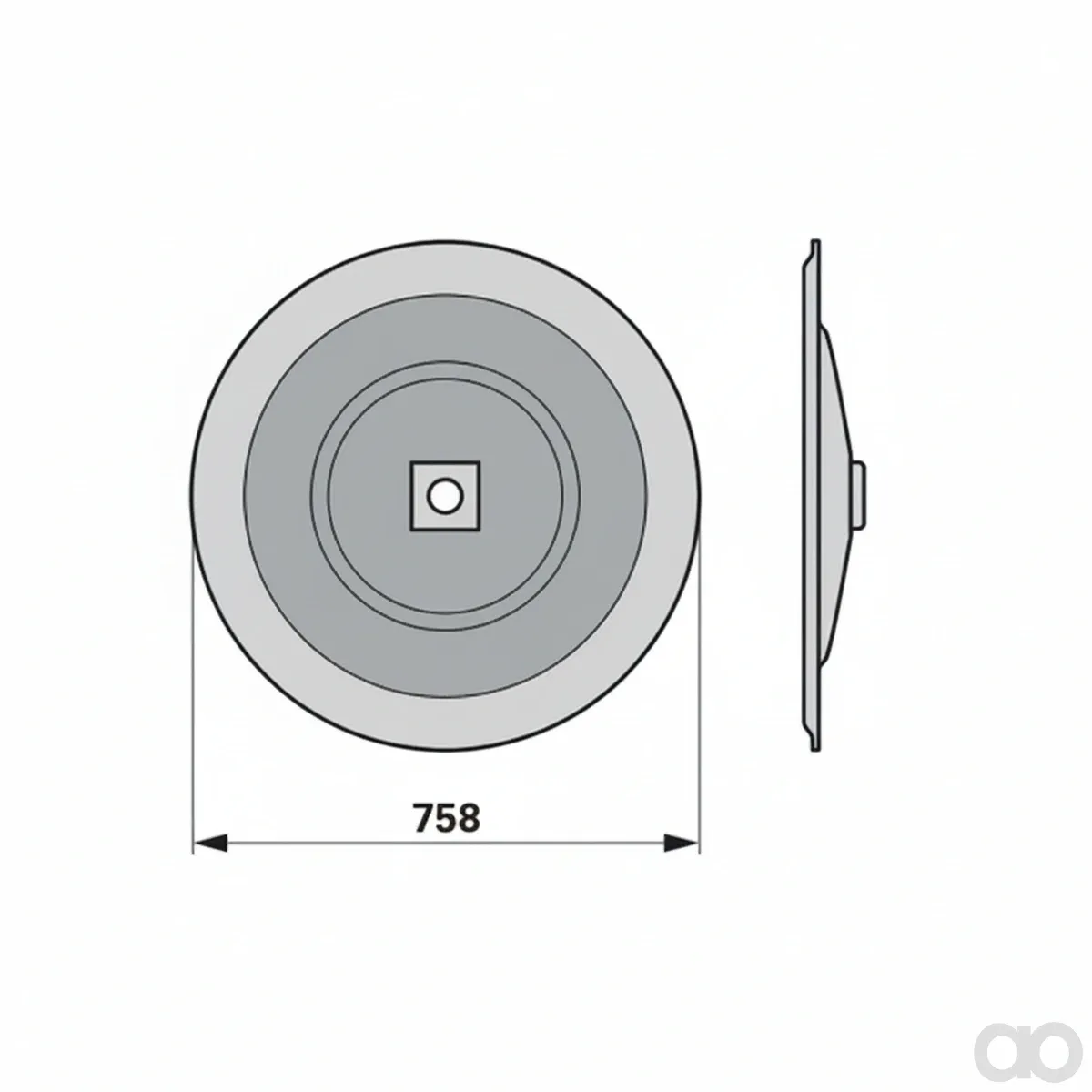 Prillinger - 00412123 - Slide Disc Instead Of Claas