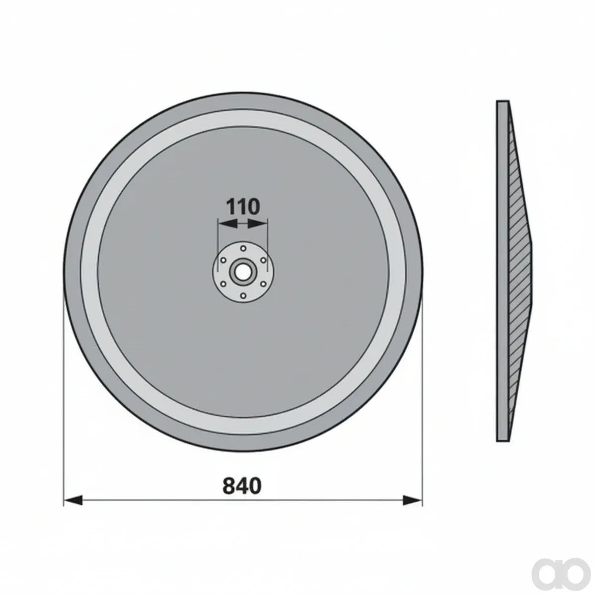 Prillinger - 00412127 - Slide Disc Swivel Instead Of