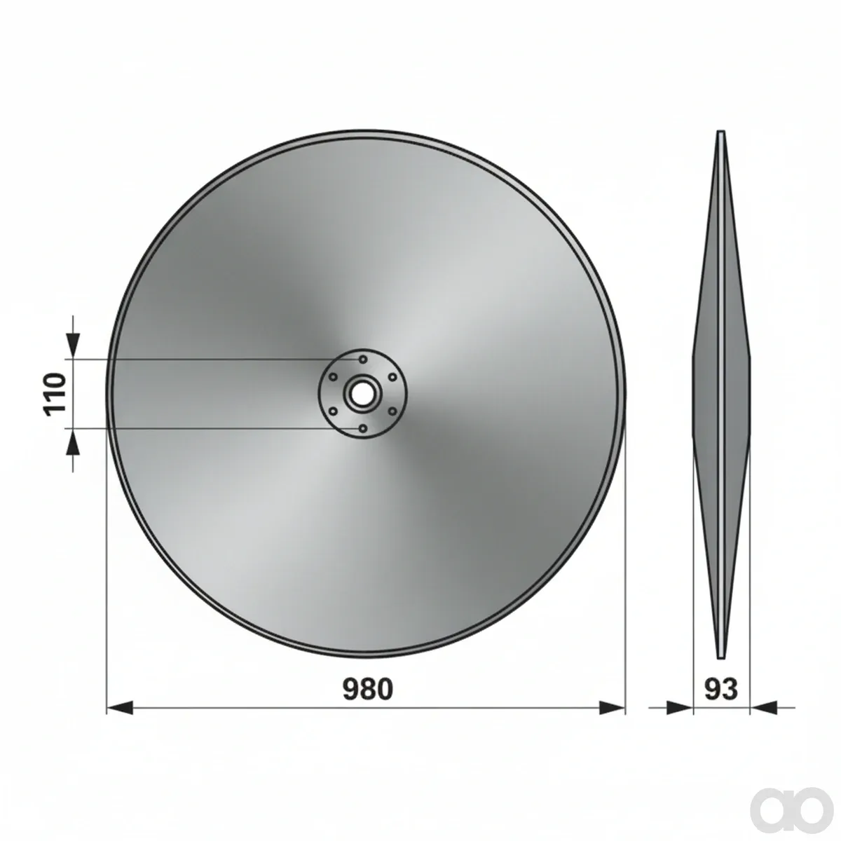 Prillinger - 00412129 - Slide Disc Instead Of Claas