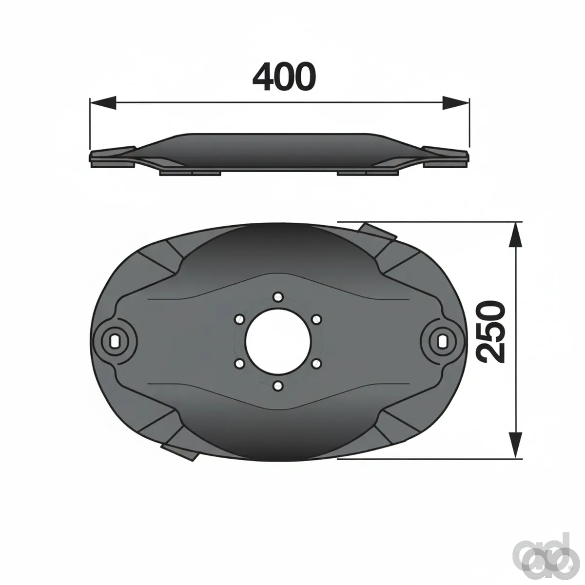 Prillinger - 00412145 - Mowing Disc Instead Of Claas
