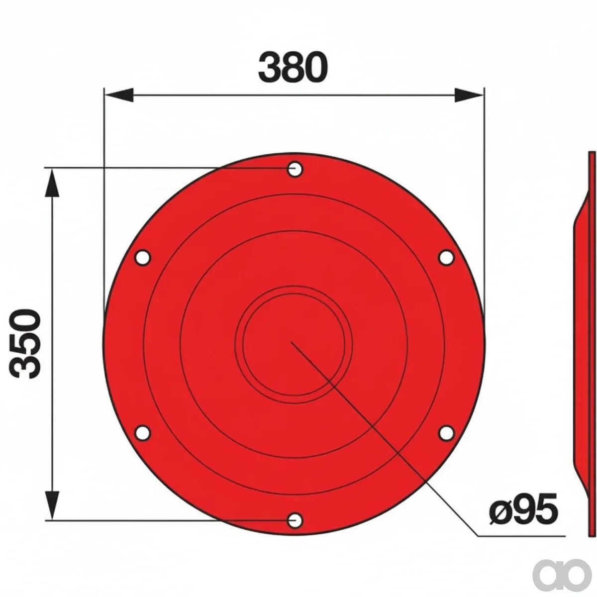 Prillinger - 00412163 - Support Disc Instead Of Deutz